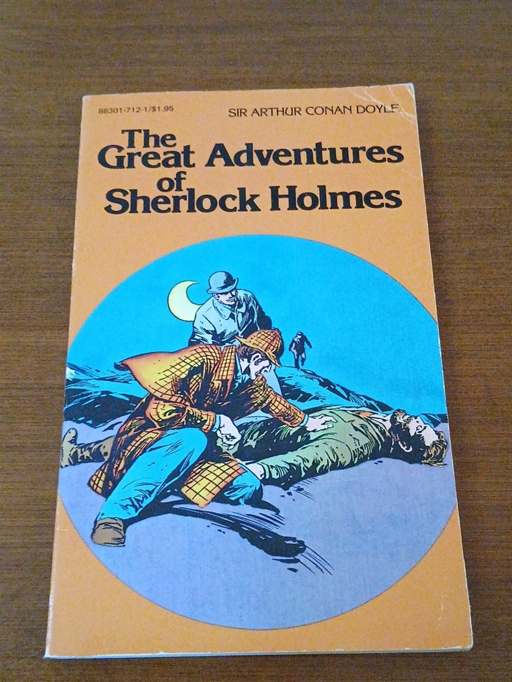 Vintage The Great Adventures of Sherlock Holmes Paperback - Comics 1984